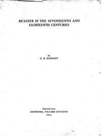 Bicester in the Seventeenth and Eighteenth Centuries