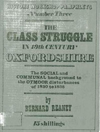 The Class Struggle in 19th Century Oxfordshire